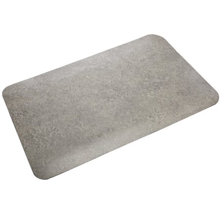 Crown Matting Technologies Antifatigue Mat, 12' L x 3' W, 9/16" Thickness, Light Gray WX 3832LG